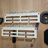 Highland Dancer Wooden Medal Hanger - FREE p&p UK