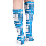 ✨ Knee Length Tartan Kids Socks (1 Pairs)✨Free p&p UK