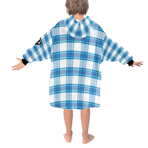 Jura Mist Tartan - Highland Dancer Blanket Hoodie for Kids - FREE p&p Worldwide