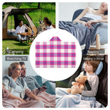 Kids Cosy Tartan Hooded Blanket (40" x 50") - Free p&p Worldwide
