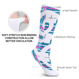 Highland Dancer Knee Practice Length Kids Socks