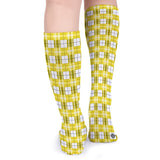 ✨ 'Staffa Sky' Tartan Knee Length Kids Socks (1 Pairs)✨