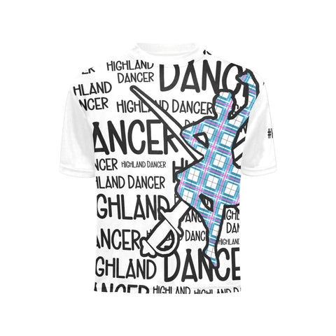 Highland Dancer Youth Crew Neck T-Shirt - FREE p&p Worldwide