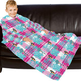 Highland Dancer Kids Blanket Robe with Sleeves - Free P&P Worldwide