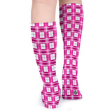 ✨ Bonnie's 'Arran Sky' Tartan Knee Length Kids Sox (1 Pairs)✨