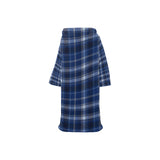 Tartan Kids Blanket Robe with Sleeves - Free P&P Worldwide