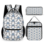 Blue Leap Tartan dancer - Highland Dancer Kids Tartan Backpack, Lunch Bag & Pencil Case - Free p&p Worldwide