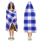 Kids Cosy Tartan Hooded Blanket (40" x 50") - Free p&p Worldwide