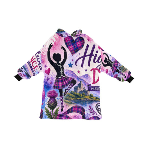 Highland Dancer Blanket Hoodie for Kids - FREE p&p Worldwide