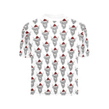 Big Girls' All Over Print Crew Neck T-Shirt(T40-2)