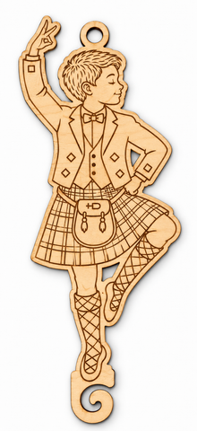 The Highland Hanger BOY  – Santa Stocking Hanger 🎄