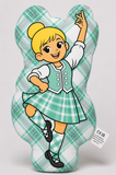 A Wee Highland Dancer™ – Mint Tartan – Choice of Hair Colour