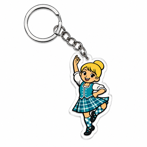 Highland Dancer KeyRing -Free p&p in UK - Discount on multiple buys
