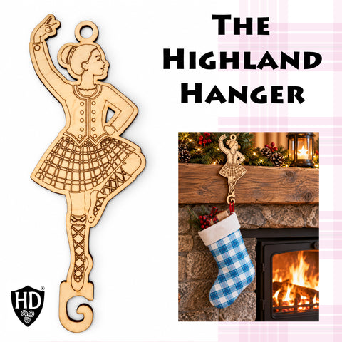 The Highland Hanger – Santa Stocking Hanger 🎄