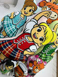 A Wee Highland Dancer™ – Aqua Tartan – Choice of Hair Colour