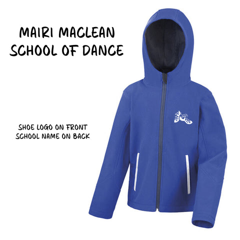 Mairi Maclean School of Dance Soft Shel KIDS Jacket - FREE p&p