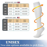 White Compression Socks