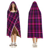 Kids Cosy Tartan Hooded Blanket  Free p&p Worldwide
