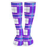 ✨'Gigha Sky' Tartan Knee Length Kids Socks (1 Pairs)✨Free p&p UK