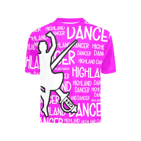 Highland Dancer Youth Crew Neck T-Shirt - FREE p&p Worldwide