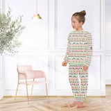 Girls' Tartan Long Pyjama Set - Free P&P Worldwide
