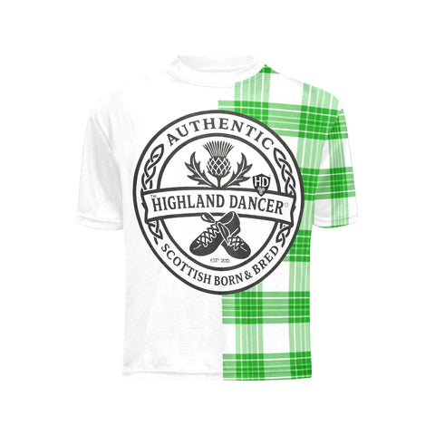 Highland Dancer Youth Crew Neck T-Shirt - FREE p&p Worldwide