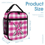 Arran Mist Tartan and dancer - Highland Dancer Kids Tartan Backpack, Lunch Bag & Pencil Case - Free p&p Worldwide
