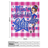 Highland Dancer Blanket - Free p&p Worldwide