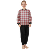 Girls' Tartan Long Pyjama Set - Free P&P Worldwide
