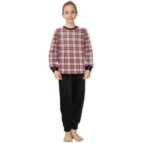 Girls' Tartan Long Pyjama Set - Free P&P Worldwide