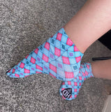 Kids Sock & Foot Butter Pamper Box - HD Pink & Blue Socks