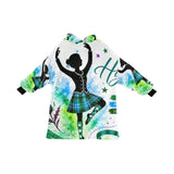 Highland Dancer Blanket Hoodie for Kids - FREE p&p Worldwide