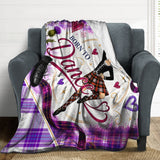 Highland Dancer Blanket - Free p&p Worldwide