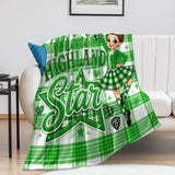 Highland Dancer Blanket - Free p&p Worldwide