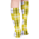 ✨'Staffa Sky' Tartan Knee Length Kids Socks (1 Pairs)✨