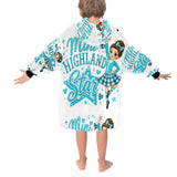 Highland Dancer Blanket Hoodie for Kids - FREE p&p Worldwide