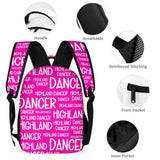 Highland Dancer Kids Backpack, Lunch Bag & Pencil Case - Free p&p Worldwide