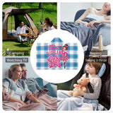 Kids Cosy Tartan Hooded Blanket  Free p&p Worldwide