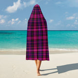 Kids Cosy Tartan Hooded Blanket  Free p&p Worldwide