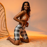 Biker Shorts Ladies Tartan - Free p&p Worldwide