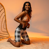 Biker Shorts Ladies Tartan - Free p&p Worldwide