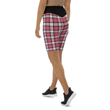 Ladies Tartan Biker Shorts - Free p&p Worldwide