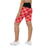 Ladies Tartan Biker Shorts - Free p&p Worldwide