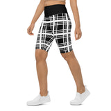 Ladies Tartan Biker Shorts - Free p&p Worldwide