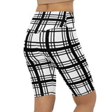 Ladies Tartan Biker Shorts - Free p&p Worldwide