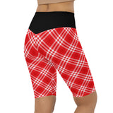 Ladies Tartan Biker Shorts - Free p&p Worldwide