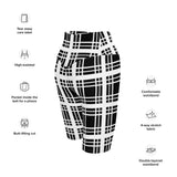 Ladies Tartan Biker Shorts - Free p&p Worldwide