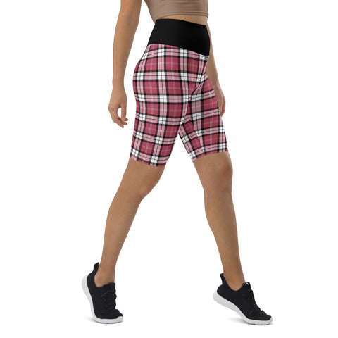 Biker Shorts Ladies Tartan - Free p&p Worldwide