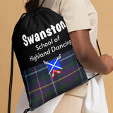 SWANSTON SCHOOL OF HIGHLAND DANCE Drawstring bag - Free p&p