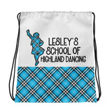 LESLEY'S SCHOOL OF HIGHLAND DANCING DRAWSTRING BAG (Boy)